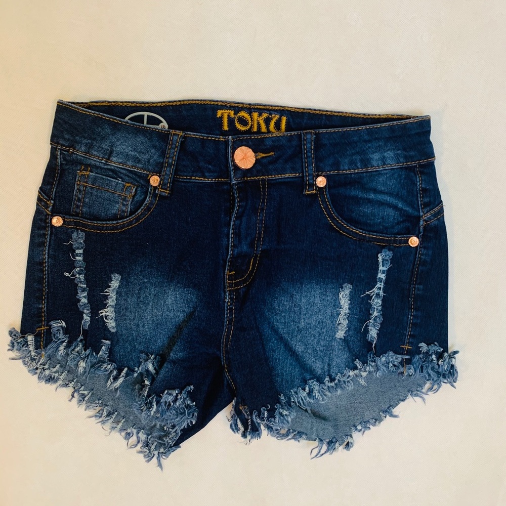 Toku Denim Stretch Jean Shorts